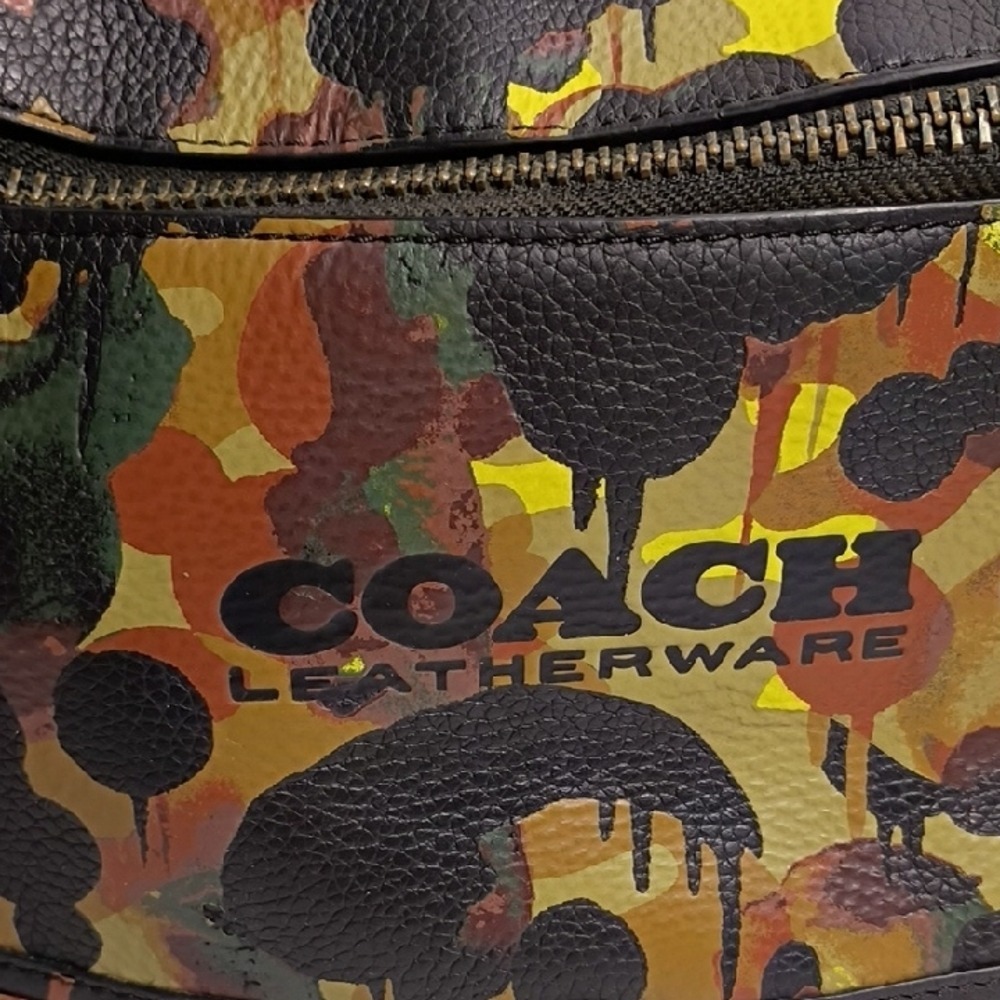 COACH Leatherware Camo Belt Bag Crossbody Bag‎ Urban Streetwear Fanny Pack6 - Picture 2 of 12